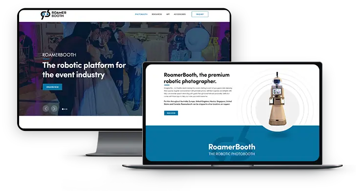 Roamerbooth WEB DESIGN project 